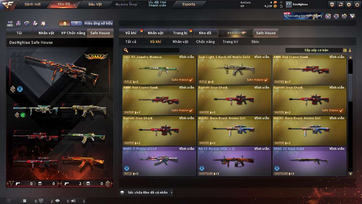 shop acc cf uy tin gia re